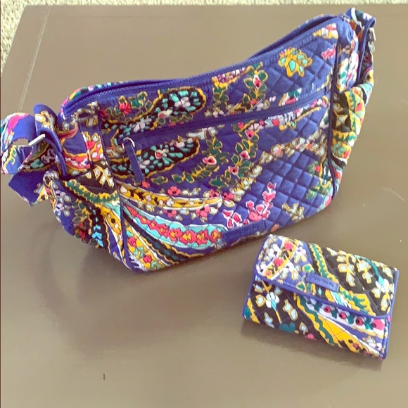 Vera Bradley Handbags - Vera Bradley Carson Shoulder Bag & Wallet